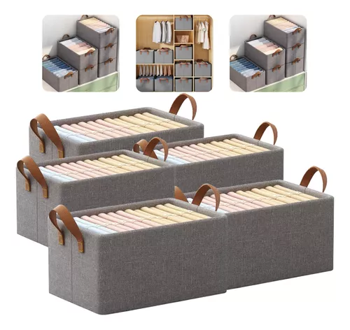Kit 5 Cestos Caixa Organizadora