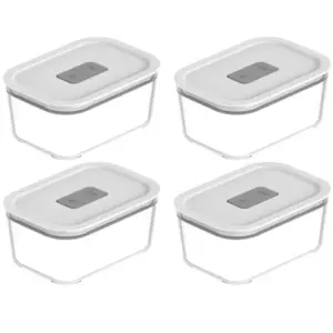 Kit 4 Potes de Vidro