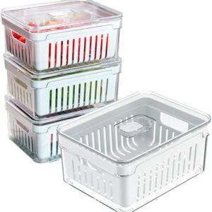Kit 4 Organizadores Geladeira