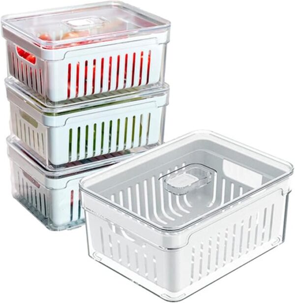 Kit 4 Organizadores Geladeira